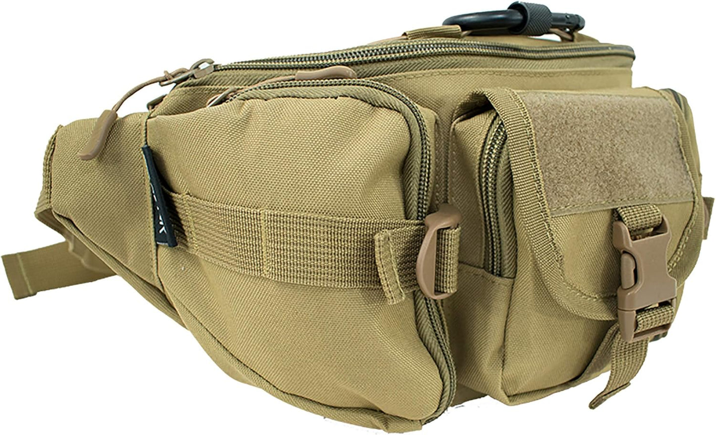 OSAGE RIVER Tactical Fanny Pack with 5 Compartments, 900D Waist Pack for Hiking, Fishing, Hunting, or Gym, Everyday Crossbody Belt Bag