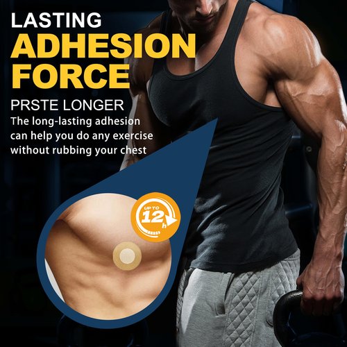 Nipple Covers Men,100Pcs (50 Pairs) Anti-Chafing Nipple Covers for Men, No-Show Mens Nipple Guard Tape for Running, Sports, and Daily Wear (Beige 25 Pairs + White 25 Pairs)