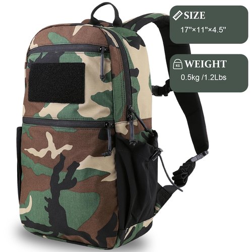 PETAC GEAR 14L Daypack Outdoor EDC Backpack Lightweight Tactical Range Pack Travel Hiking waterproof Daypacks (WL)