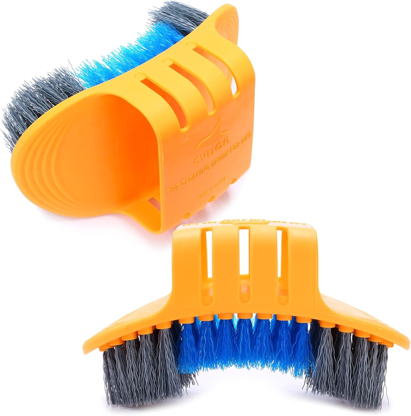 Oumers Bicycle Clean Brush Kit, 10pcs Motorcycle Bike Chain Cleaning Tools Make Chain/Crank/Tire/Sprocket Cycling Corner Stain Dirt Clean, Durable/Practical fit All Bike