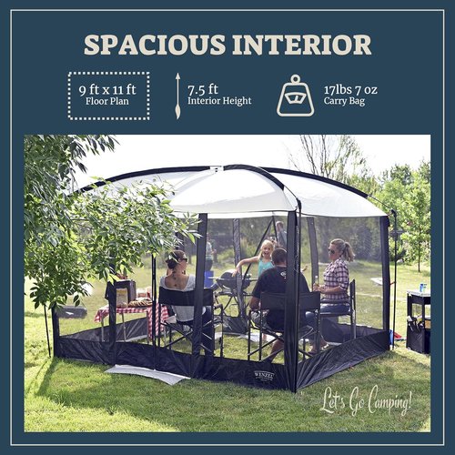 Magnetic Screen House, Magnetic Screen Shelter for Camping, Travel, Picnics, Tailgating, and More