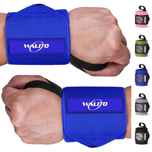 Wrist Wraps for Weightlifting-21" Lifting Wrist Straps for Weightlifting,Weight Lifting Wrist Wraps with Thumb Loop,Breathable Wrist Brace, Avoid Injury and Maximize Grip for Men & Women Powerliftin