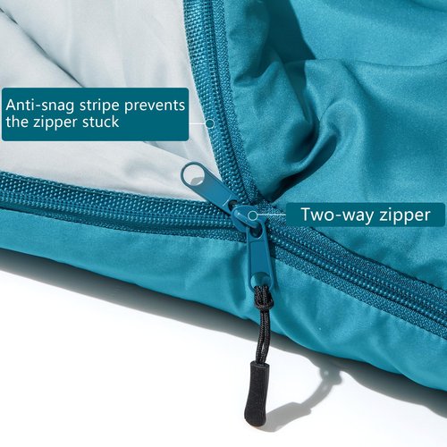 BISINNA Kids Sleeping Bag for Boys Girls with Pillow 3 Season Camping Sleeping Bag Portable for Children Hiking Backpacking Indoor Outdoor