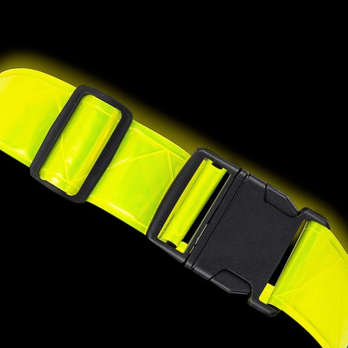 2-4 Pack - Reflective Glow Belt Safety Gear, Pt Belt, for Running Cycling Walking Marathon Military