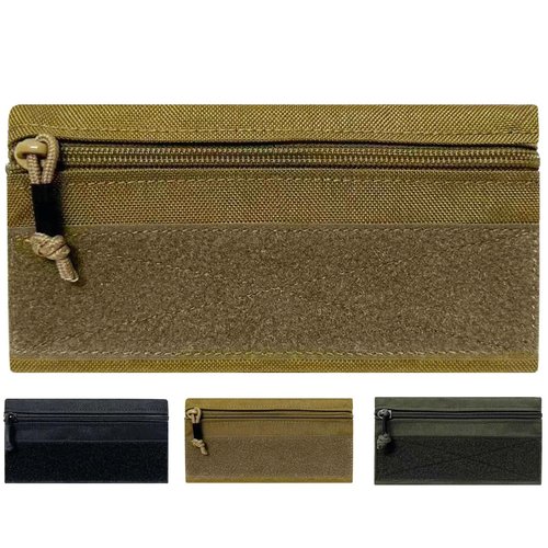 Tactical Admin Pouch Bag with Hook and Loop, Carry On Bag Insert EDC Organizer Utility Storage Pocket Wallet for Snack Backpack Accessories Chest Ring