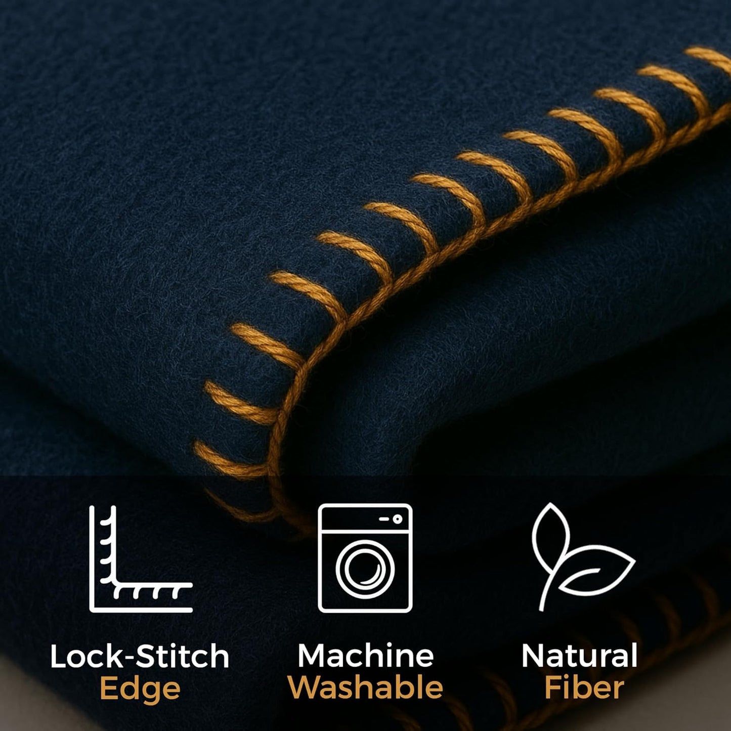 Wool Camping Blanket – 70% Wool Heavy-Duty Military Style Throw, Warm & Washable, Fire Retardant Cover for Emergency, Survival & Outdoor Use – Perfect for Camping, Car, Home & Hiking, Grey 62x84