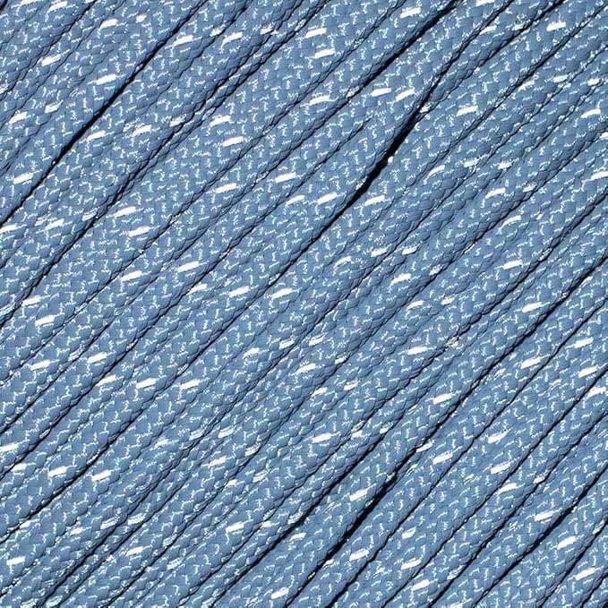 West Coast Paracord – 95 Tensile Strength - 1 Strand Reflective Paracord (100 Feet, Gray)