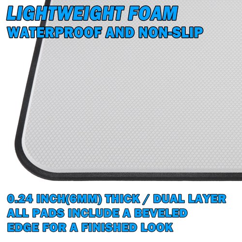 YUSOVE Cooler Pad Tundra Seadek Cooler Accessory,EVA Mat Fits Cooler 35 Tundra,3M Adhesive Backing (Gray)