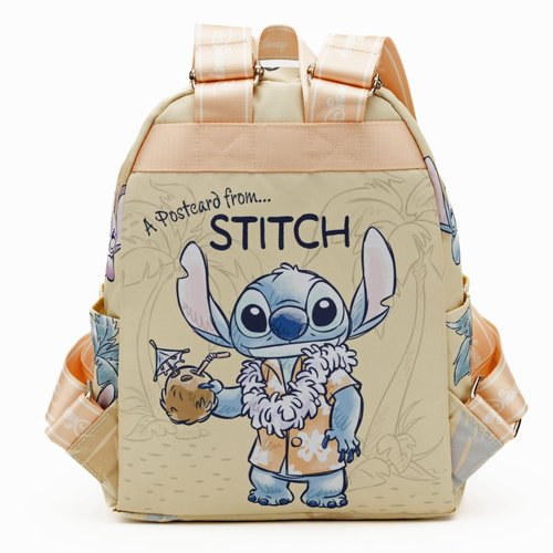 Wondapop - Stitch 13"" Deluxe Nylon Daypack, Brown