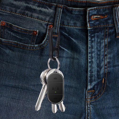 1981Life Titanium Keychains, Carabiner Keychain, Heavy Duty Car Key Holder Organizer for Men and Women