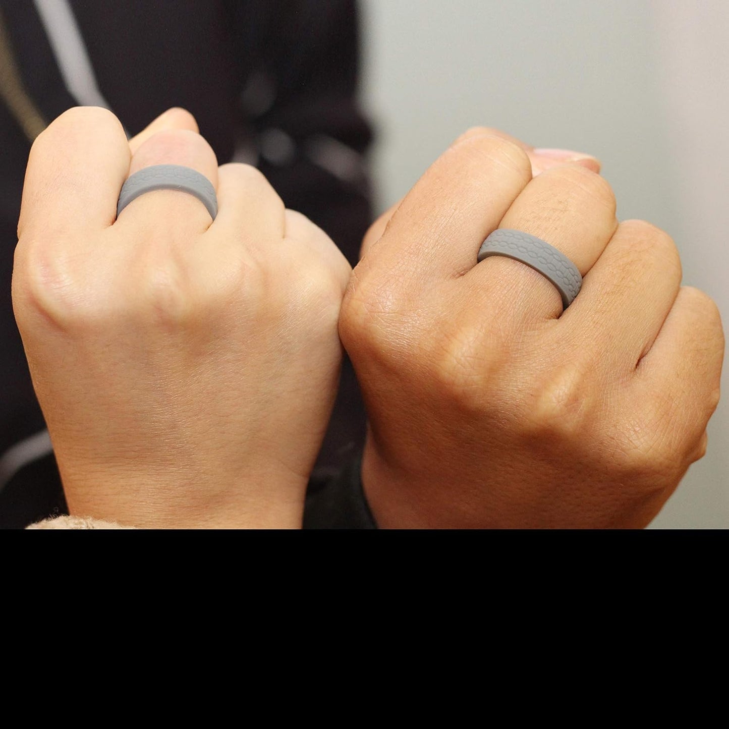 Tuhaoge Women's Silicone Wedding Ring - Silicone Rubber Wedding Bands - Representing Freedom & Dreams