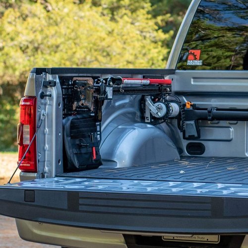 BuiltRight Industries Bedside Rack MOLLE Panel System | for Ford F-150 (2015-2024), Made in USA, Heavy Duty Steel, The Original None 4 Piece Kit 2015-2020