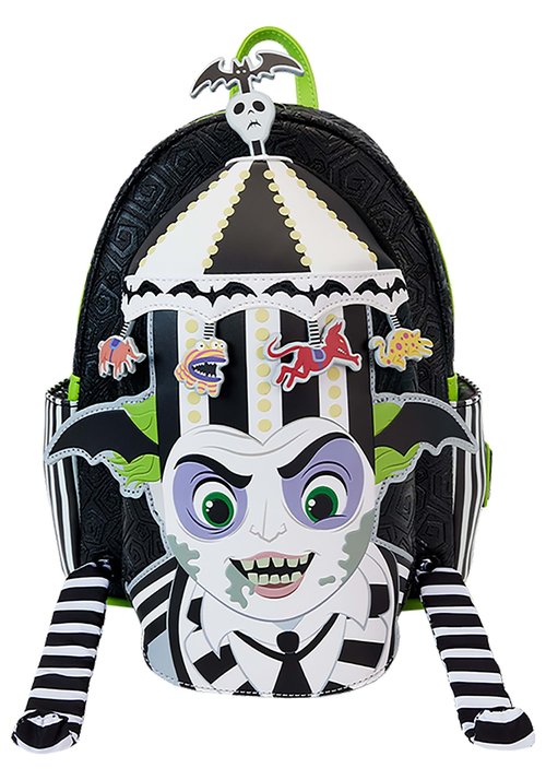 Loungefly Beetlejuice Carousel Glow in The Dark Cosplay MINI Backpack