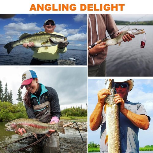 Fishing Lures Kit for Freshwater Tackle Box Kit for Bass Trout, Fathers Day Dad Gifts for Men Dad Husband Boys Beginner, Bait & Other Accessories Fishing Gear Gifts Ideas 105pcs Black
