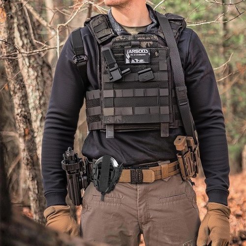 Molle Double Handcuff Pouch, Cuff Case for Duty Belt, Fit Handcuff Holder for Duty Belt and Handcuffs Holster