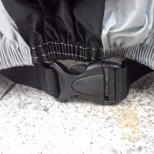 ATCG Bike Cover 190T Nylon Waterproof Bicycle Cover for 20" Bike, Kid's Bike Outdoor Storage with a Bag, S (Black)