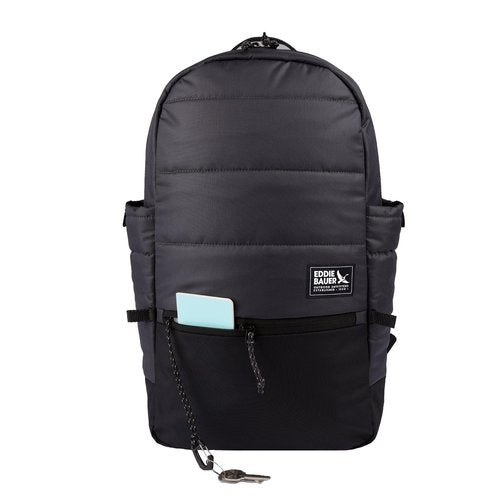 Eddie Bauer 20L Ripstop Nylon Puffer Backpack - Carbon