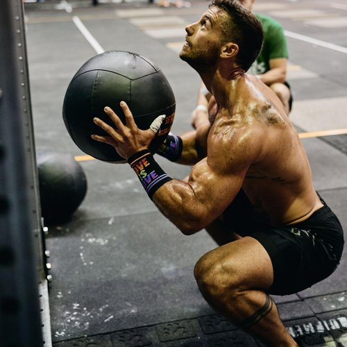Don't Skip Leg Day Wrist Sweat Bands for Cross Training, Tennis & Functional Training - Skin Protection & Moisture-Wicking - Perfect for Barbell Workouts, High-Intensity Workouts, Gym, Weightlifting