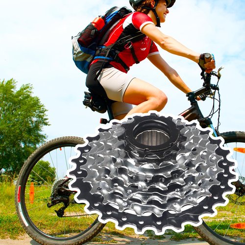 MAKELEN 7 Speed E-Bike Freewheel 11-28 Teeth Screw On Multiple Freewheel Threaded Type Freehub Replacement Parts