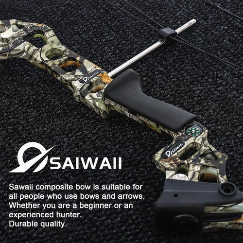 Archery Compound Bow Set for Youth and Beginner Right Handed Compound Bow Package with Archery Hunting Equipment Adjustable 30-60 Lbs Draw Weight 25.5"-28.5" Draw Length 300 fps 2025 New