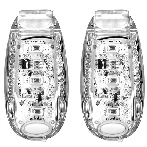 (2 Pack) - LED Safety Lights + EverLightFX USB Safety Lights