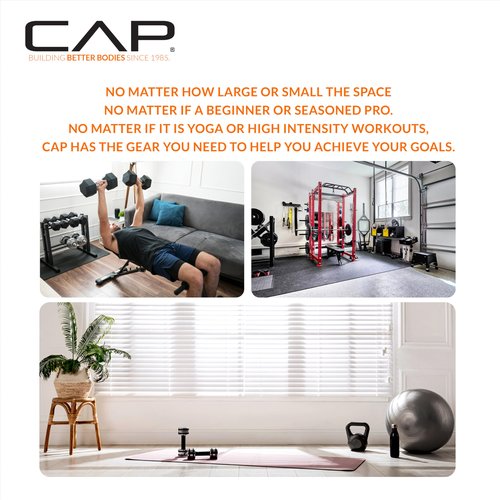 CAP Barbell Cast Iron Hex Dumbbell, Single, 30 lb