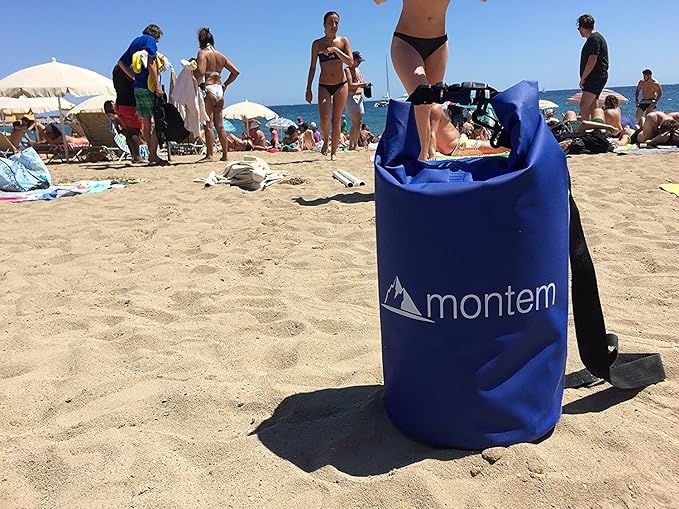 Montem Premium Waterproof Bag/Roll Top Dry Bag - Perfect for Kayaking/Boating/Canoeing/Fishing/Rafting/Swimming/Camping/Snowboarding
