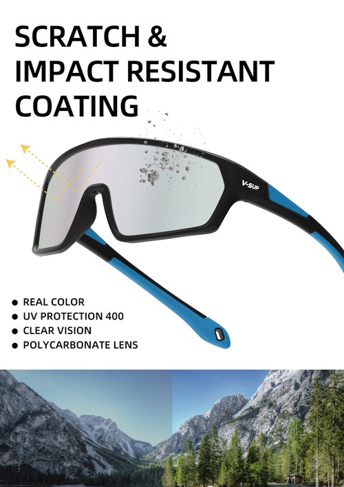 V-SUP Youth Baseball Sunglasses, UV400 Protection Kids Sports Lightweight Boys Sun Glasses Unbreakable Girls Softball Rubber Frame for Teen Age 6-10 Outdoor Activities