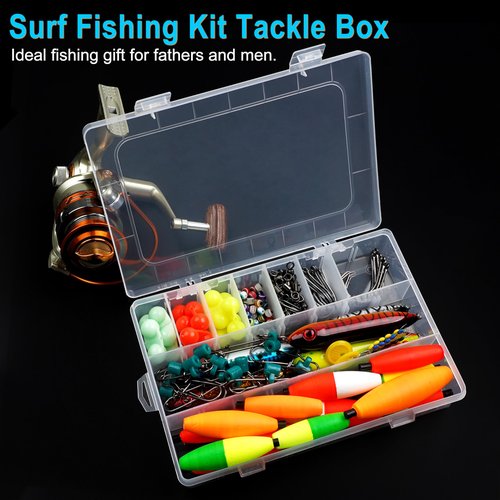 OROOTL Catfishing Tackle Making Kit, 146pcs Catfish Rig Accessories with Catfish Floats Catfish Hooks Swivels Fishing Bells Swivels Bobber Stoppers Catfishing Tackle Equipment