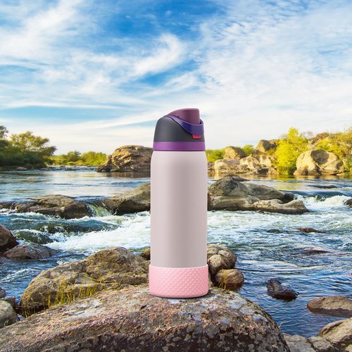 Silicone Boot for Owala Water Bottle 32 oz, Anti-Slip Protective Sleeve for FreeSip/Twist/Flip Stainless Steel Water Bottles Accessories