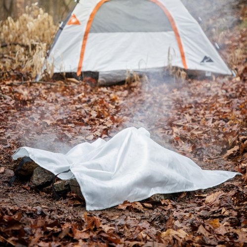Ontel Fire Guardian Emergency Fire Blanket for Small Area Fires, 40" x 40" Woven Fiberglass Emergency Blanket, Provides up to 900°F Heat Resistance, Suitable for Small Area Home & Kitchen Fires