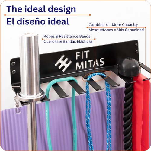 Small Gym Organizer Wall & Barbell Wall Mount Vertical. Cool Home Gym Accessories for Men, Wall Mounted Dumbbell Rack & Barbell Hanger. Gym Storage & Gym Organization for Home Gym Organizer Wall.