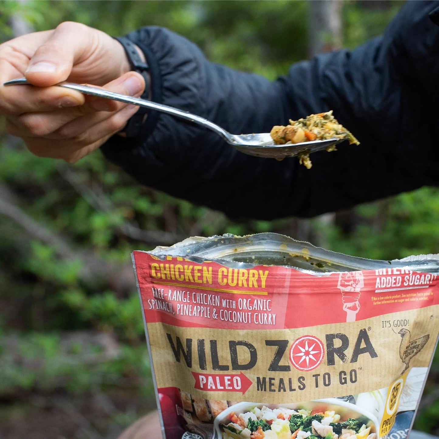 Wild Zora Paleo Freeze Dried Meals for Backpacking & Camping - Healthy Gluten Free & Grain Free Camping Meals/Backpacking Food + No Added Sugar - Great for Travel (AIP 4-pack)