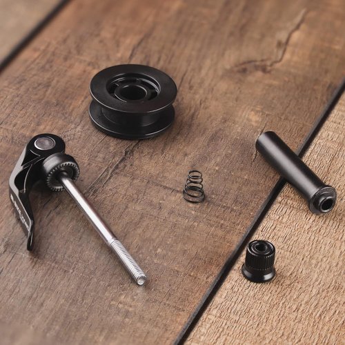 BikeHand Dummy Hub Bicycle Bike Easy Chain Keeper Tool Holder Frame Protector - Quick Release Or MTB 12mm Thru Through Axle
