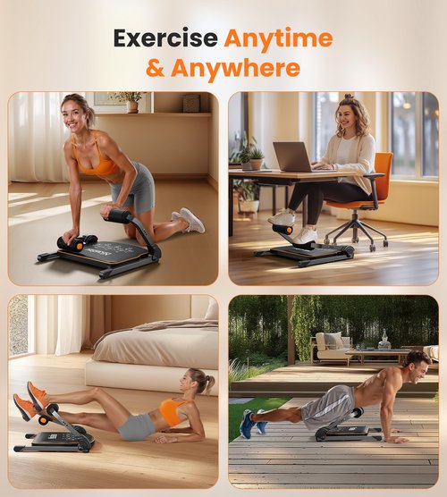 Niceday Ab Workout Equipment, Sit Up Exercise Equipment for Core Workout, Ab Trainer Machine for Home, Ab Crunch Machine for Home Exercise, Sit Up Machine with 330 LBS Weight Capacity