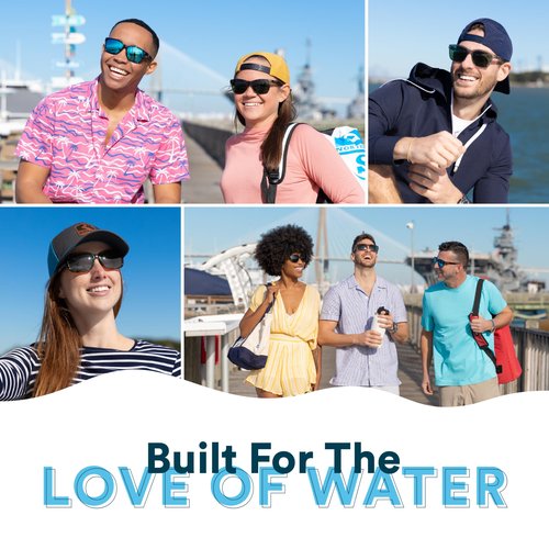 Rheos Lana | Tortoise | Rose | Floating Polarized Sunglasses | 100% UV Protection | Water Sport Sunglasses | Anti-Glare | Unisex-Adults