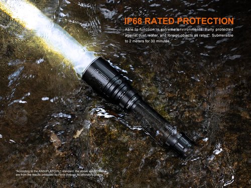 Fenix TK30R 1640 Yards Long Throw Tactical LEP Flashlight, USB-C Rechargeable Long Runtime with Lumentac Organizer