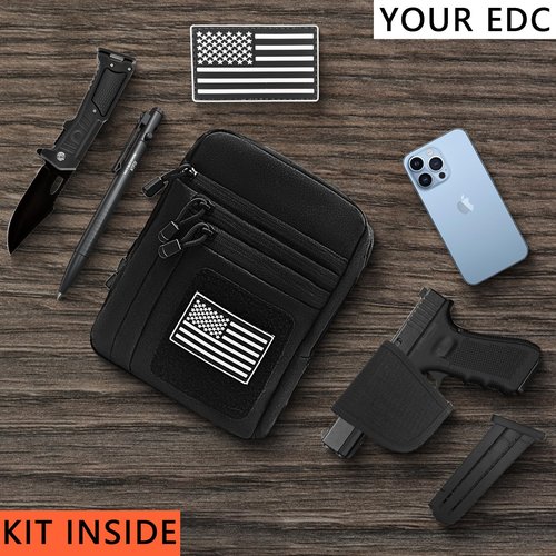 Xromes Tactical Sling Backpack - EDC Cross Body Bag for Pistol, Chest Shoulder Handgun Carrier