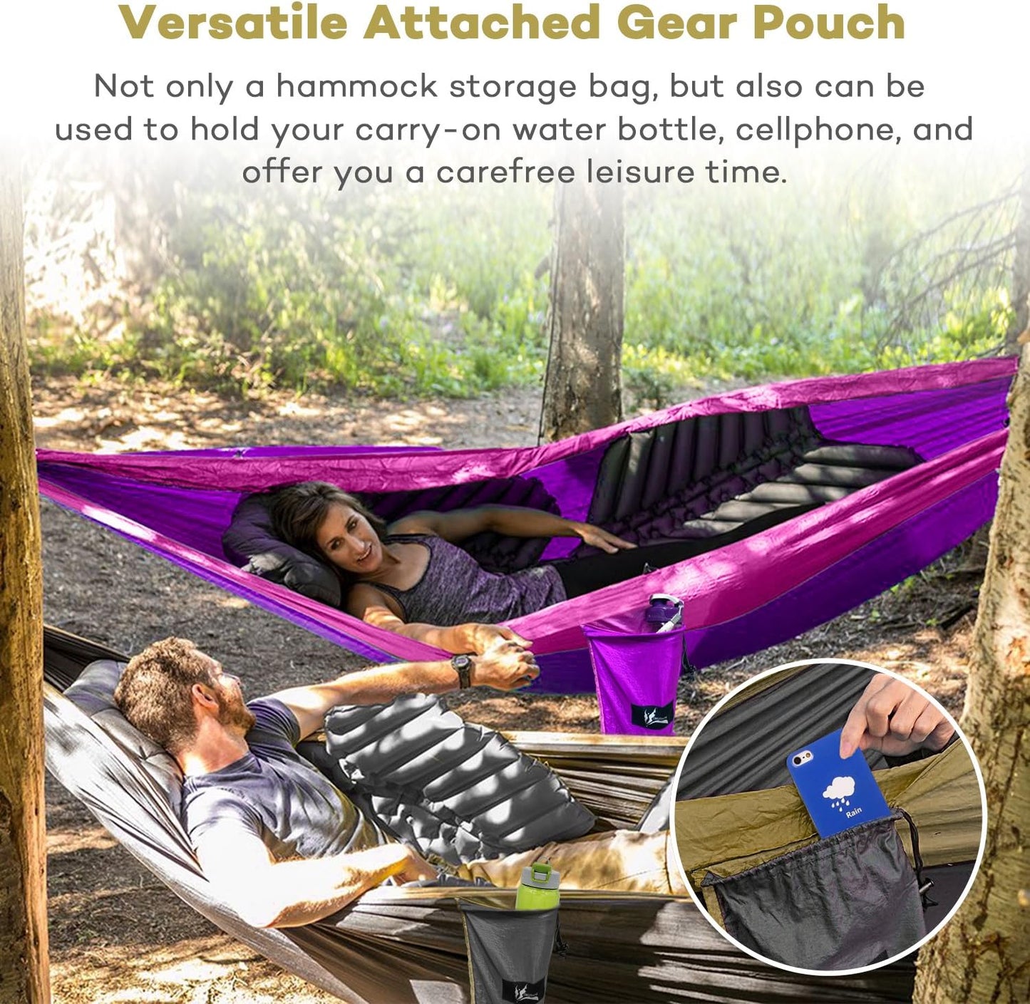 Reinforced Camping Full Set, 118" x 78"/550lbs