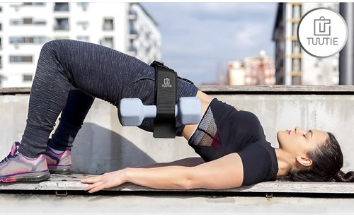 TUUTIE Hip Thrust Machine Hip Thrust Belt - Adjustable Ergonomic Design for Glute Activation, Safe Weight Distribution for Hip Thrust and Versatile Exercise Adaptability