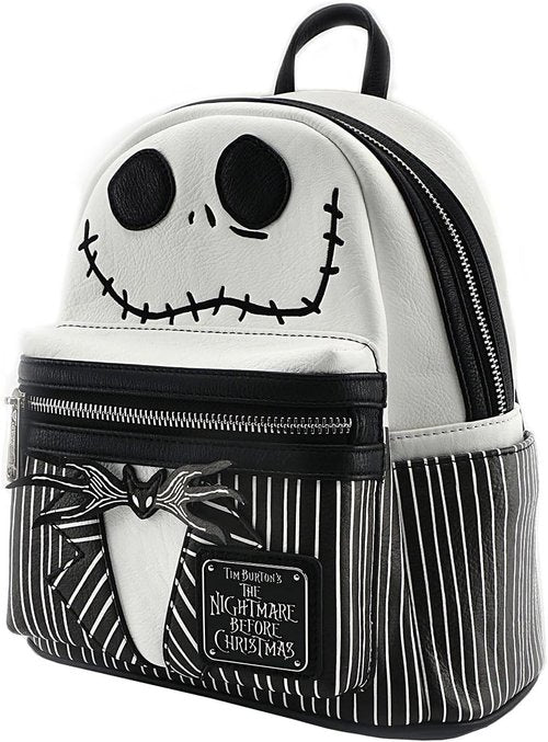 Loungefly x The Nightmare Before Christmas Jack Cosplay Faux Leather Backpack (One Size, Black)