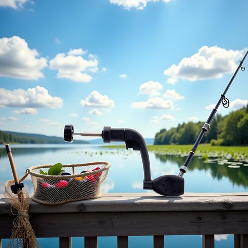 Black Universal Plastic Power Handle Fishing Reels Crank Rock Arm Spinning Wheel Grasp Reels and Accessories