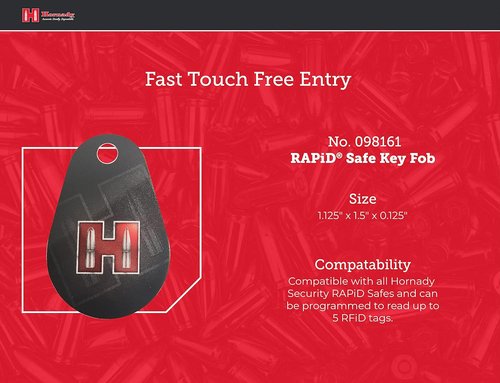 Hornady Rapid Safe Key Fob 2-Pack - Secure Access for Firearm Storage