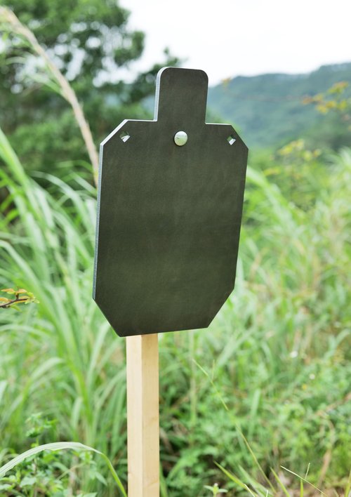 TOAAOT AR500 Steel Target 3/8 Inch for Shooting, Gong Silhouette Metal Target