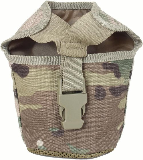 1 Quart MOLLE Canteen Pouch - Essential Camping Hydration Accessory, MultiCam