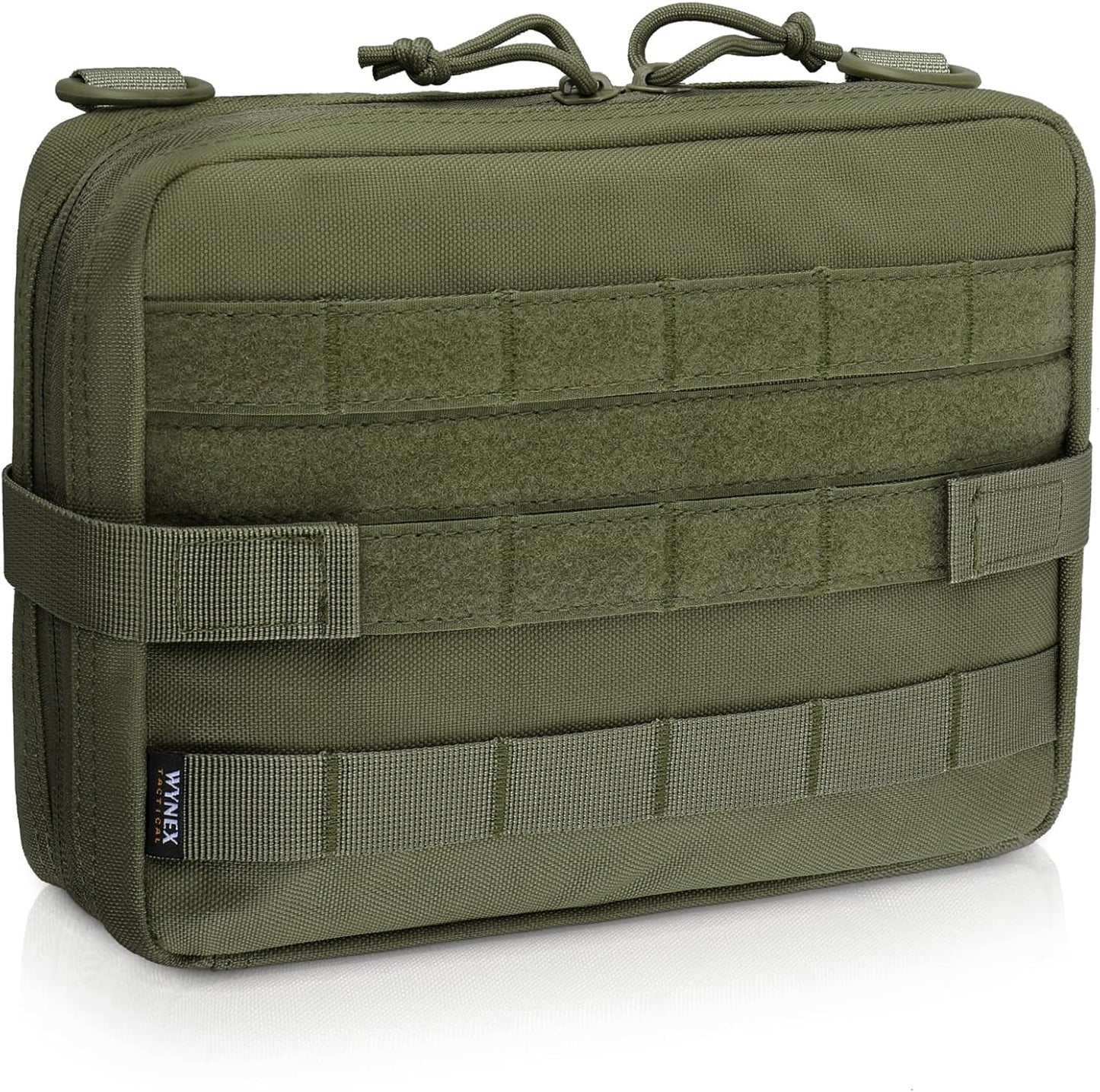 WYNEX Tactical Admin Molle Pouch, Medical EDC EMT Utility Bag Shell Design Attachment Pouches 1000D Nylon Hiking Belt Bags