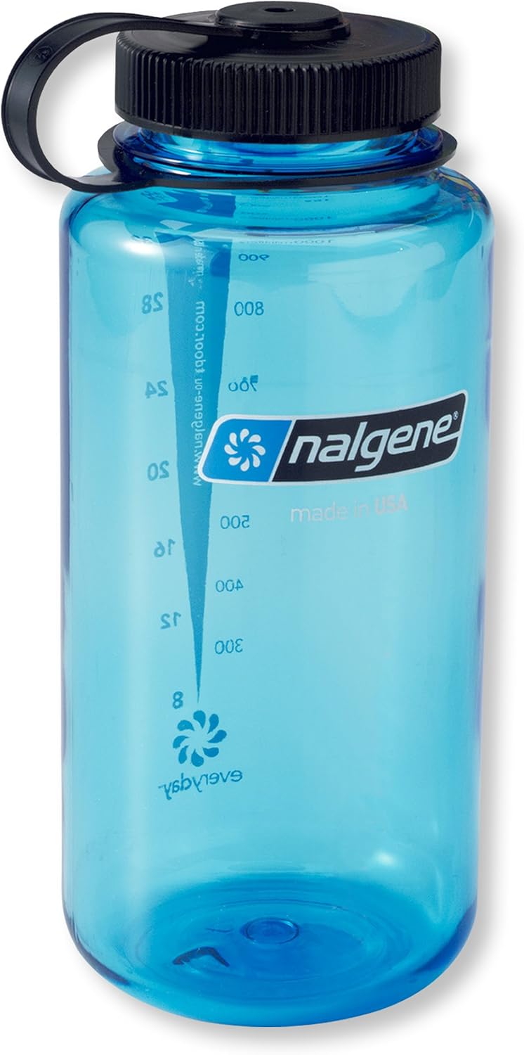 Nalgene Wide Mouth Bottle, 32 oz, Cerulean