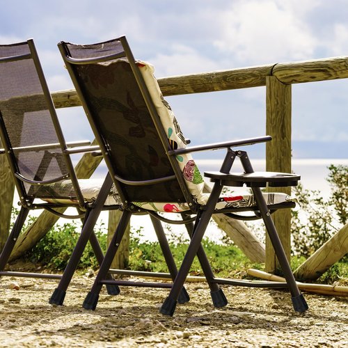 M METERXITY 4-Pack Anti-Slip Camping Chair Foot, 16mm Folding Camp Chair Replacement Feet for Folding Chair Stool/Fishing/Hiking Outdoor/Camping/Picnic/Uneven Floor [Black]