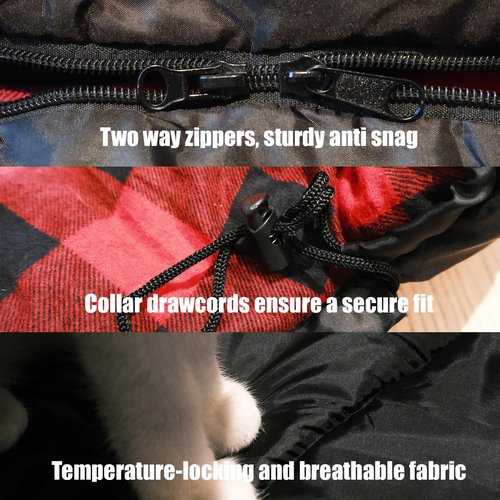 ShinHye 0 Degree Sleeping Bag for Adults - Cotton Flannel 4 Season Cold Weather Winter, XXL Big and Tall Camping Sleeping Bag with Compression Sack (Black, 90"×35" Right Zip)