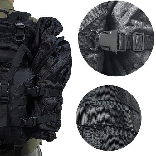 Tactical System Molle Backpack Straps Accessories,Tactical Military Gear VestsTier System Straps with Quick Release Buckle 4 Pieces